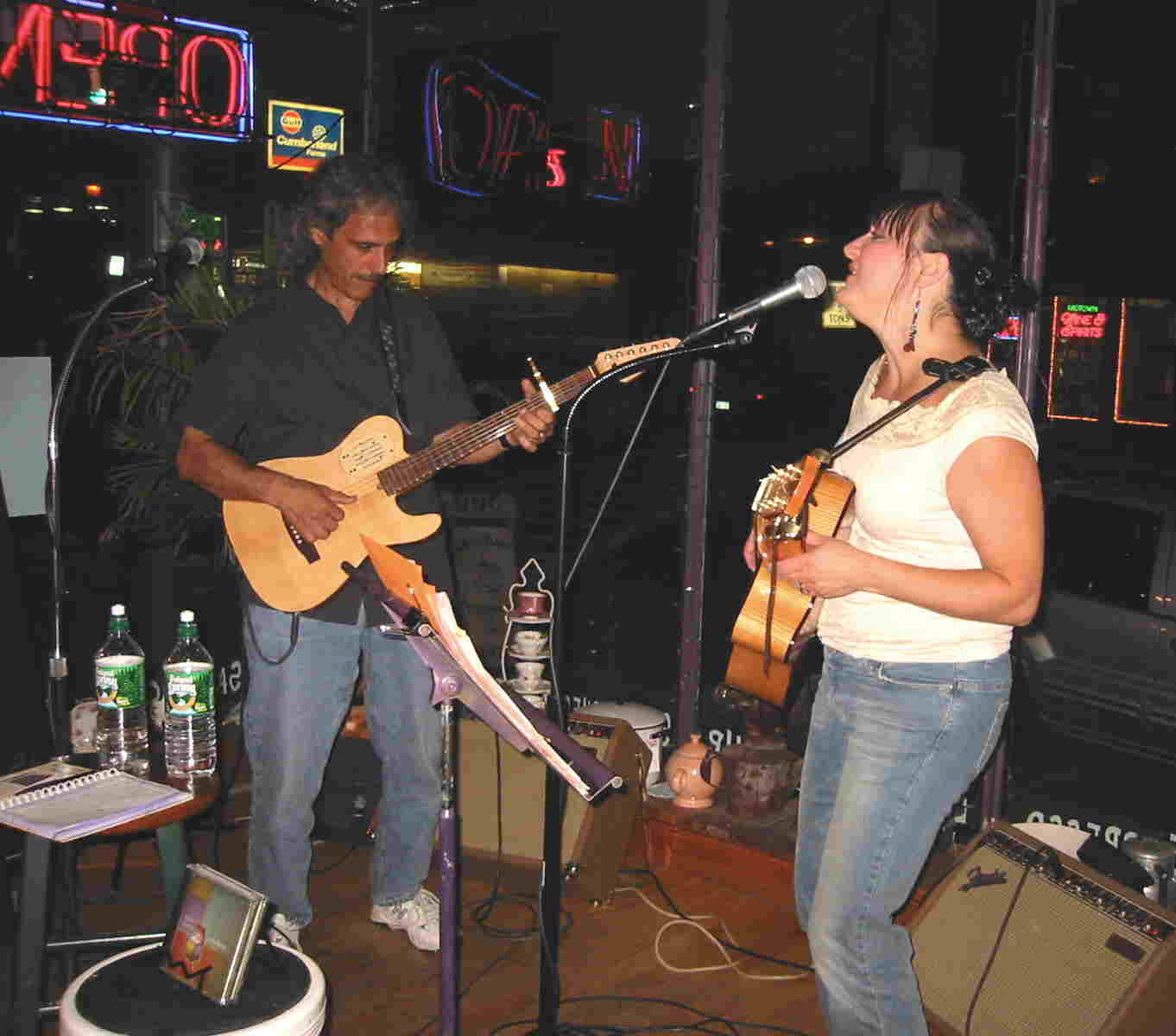 Carl & Marie at the Coffee Planet